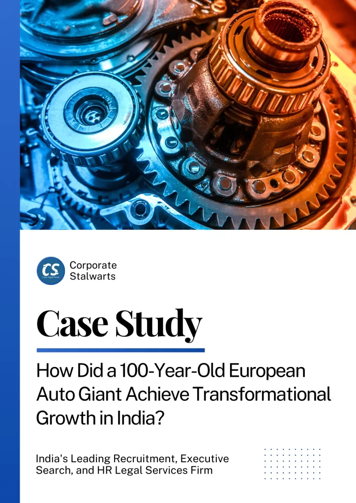 How Did a 100-Year-Old European Auto Giant Achieve Transformational Growth in India - Case Study